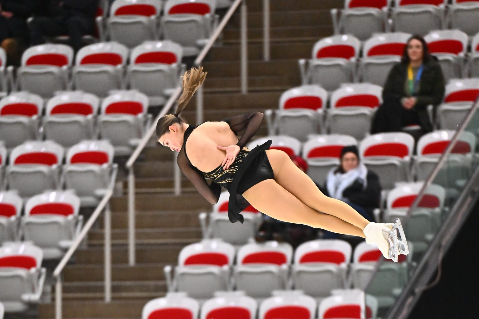 Loucas Éthier aux Championnats du monde de patinage artistique à